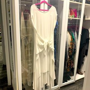 Free People High Low Off White Dress